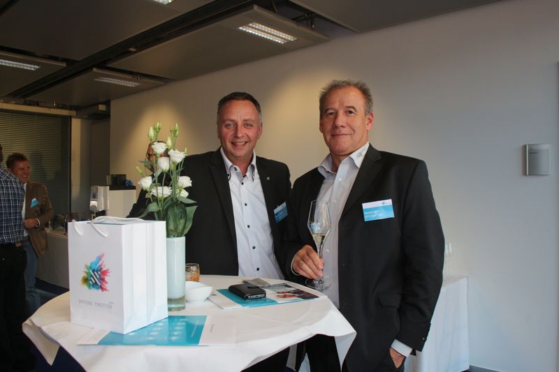 Marcus Kliemt (KOMSA Systems) und Martin Milli (MR Compact) (Bild: C4B)