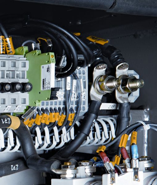 3 Bei der Steuerung der Magnetschienenbremsanlage  ... sorgt das nach Bahnnorm entwickelte Koppelrelaismodul durch die galvanische Trennung für Störungsfreiheit (Archiv: Vogel Business Media)