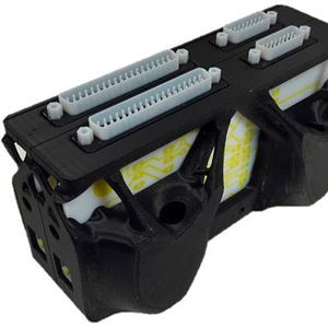 Das Gewicht dieses 3D-gedruckten Schaltkastens von Stratasys für die Luftfahrt wurde mithilfe der Simulia-Designoptimierung um 30 % reduziert.