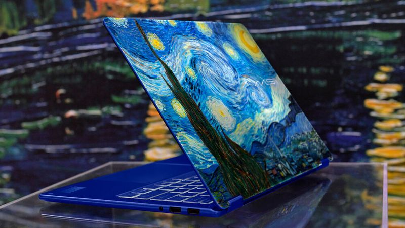 Das Design der ersten Variante nimmt das Motiv des Bildes „Die Sternennacht“ auf, das van Gogh im Juni 1889 gemalt hat. (Bild: MSI )