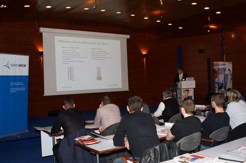Séminaire Swissmem sur les techniques d'usinage par enlèvement de copeaux. (Image: Swissmem)