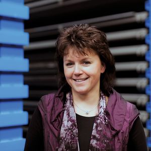 Christel Schreiber, Geschäftsführerin von MKS Metallbau Schreiber.