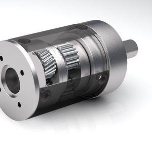 Das Bild zeigt ein Schnittmodell des Planetengetriebes PLG 95.