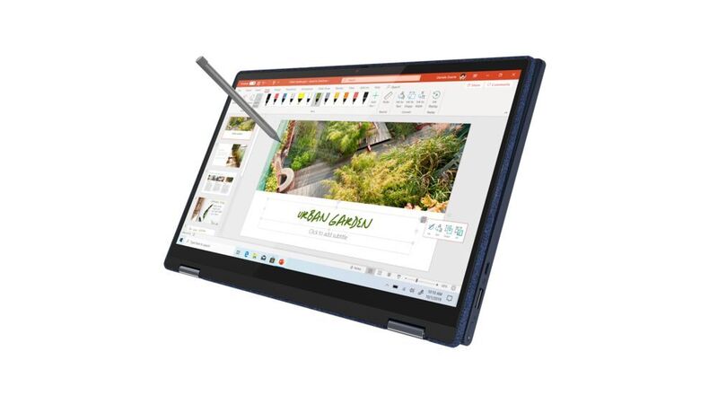 Das Yoga 6 kann auch per Stift bedient werden. Der Pen ist allerdings ein optionales Zubehör. (Lenovo)