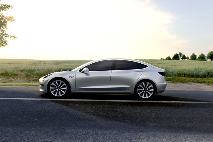 Zum Einstiegspreis von 35.000 Dollar (rund 31.000 Euro) will Tesla das E-Auto in den USA anbieten. (Foto: Tesla)
