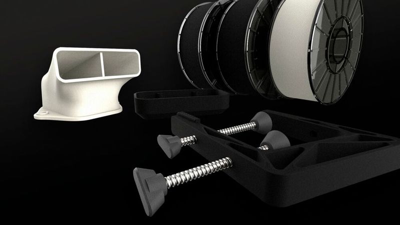 Drei Hochleistungsthermoplaste können jetzt als Filamente auf der 3D-Druckplattform Method von Makerbot zu Prototypen, Vorrichtungen oder Endanwendungen verarbeitet werden.(Bild:  Makerbot)