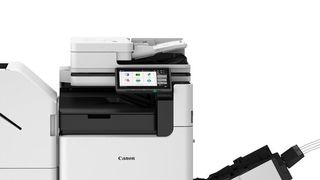 Der neue Canon ImageForce C7165 soll sich nicht nur für den Ausdruck der Bürokommunikation eignen. Vielmehr lassen sich auch Broschüren, Poster oder Banner ausdrucken. (Bild: Canon)