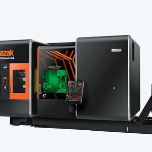 Die Integrex i-400AM vereint generative Fertigung und spanabhebende Fertigung in einer Maschine.