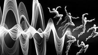 Abstract representation of the brain converting sound stimuli into movements (Source: Hedi Young)