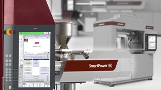 The Unilog B8 enables the machine and peripheral devices to be networked, with operation handled through a unified Windows interface. (Bild: Wittmann)