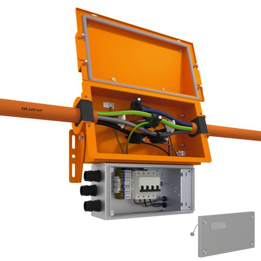 Die UCB-Box besteht aus einem stabilen Metallgehäuse, das in der typischen swibox-Qualität gefertigt ist. Die UCB-Box besteht aus einem stabilen Metallgehäuse, das in der typischen swibox-Qualität gefertigt ist.