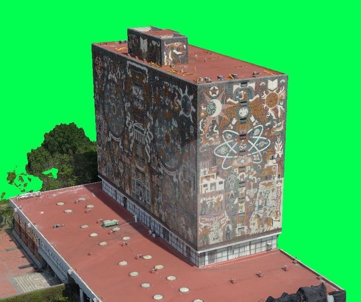 Das 3D-Modell hat eine Genauigkeit von bis zu 0,5 cm Bodenauflösung. (Bild: Aibotix)