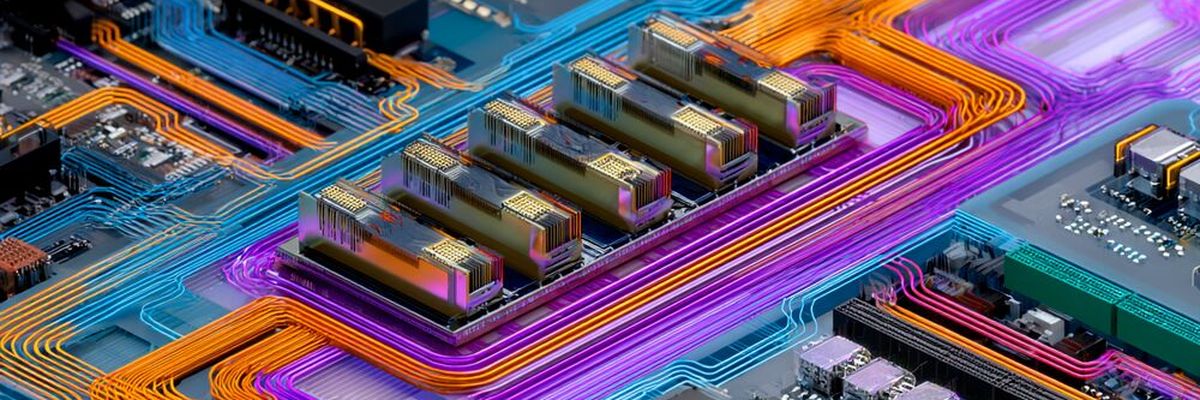 Im Gegensatz zu DRAM oder SRAM werden Informationen im STT-MRAM magnetisch gespeichert. (Bild: Midjourney / KI-generiert)