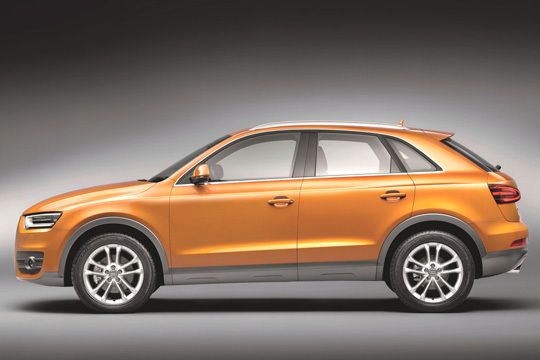 Eigenständige Design-Linie: Für einen Crossover ist der Q3 relativ kurz und flach. (Archiv: Vogel Business Media)