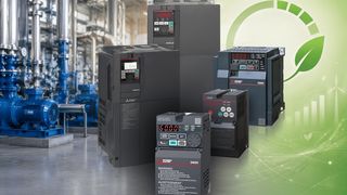 Durch den Einsatz moderner Frequenzumrichter lassen sich Lastspitzen reduzieren und Energieanteile aus Bremsvorgängen zurückführen. (Bild: Mitsubishi Electric)
