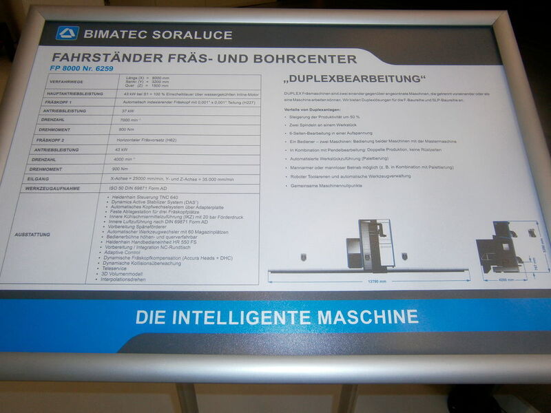 ...und eine FP 8000 beeindruckten von der Größe und der Möglichkeit der Soraluce-Duplex-Idee... (Königsreuther)
