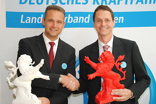 Zukünftiges Führungsteam beim Landesverband Hessen: Roger Seidl und Joachim Kuhn. (Baeuchle)
