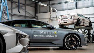 Polestar 5 Prototyp im MIRA Technology Park in den britischen Midlands. (Bild: Polestar)