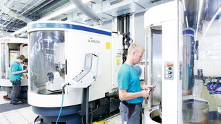 Ein Blick in die Produktion der Präzisionswerkzeuge bei Müller. (Müller Präzisionswerkzeuge)