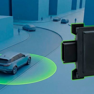 Higher resolution: Valeo has developed a sensor platform that offers 50 times higher resolution. Not only static objects are detected, but the system also creates a detailed environmental map. (Image: Valeo)