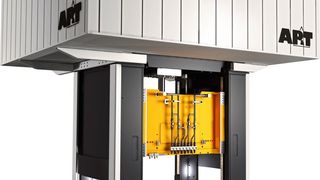 Die servohydraulische Presse von AP&T kann den Energieverbrauch gegenüber herkömmlichen Hydraulikpressen um 40 bis 70 % senken. (AP&T)