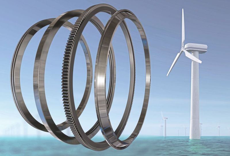 Superfinishing of rings for wind power plants. (Image:Supfina)