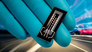 3D-Radarsensoren mit neuem Antennendesign detektieren KI-gestützt die Umgebung von autonomen Fahrzeugen in einem weiteren Umfeld. (Bild: Fraunhofer IZM / Volker Mai)