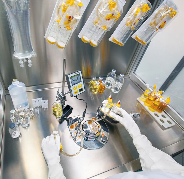 Das Sterisart NF System ist eine Einweg-Technologie basierend auf der Membranfiltrations-Methode, die Sterilitätstests für pharmazeutische und Medizinprodukte erlaubt. (Bild: Sartorius Stedim Biotech)