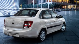 Das weltweit meistverkaufte Modell der Marke Lada ist der Granta, eine vor allem in Russland beliebte Limousine. (Bild: Avtovaz)