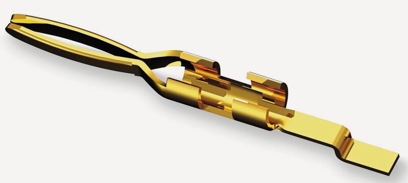 Bild 2:  Federkontakte garantieren Zuverlässigkeit und Leistungsfähigkeit bei Stößen, Vibrationen und Temperaturänderungen. (Omnetics)