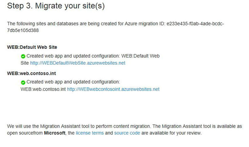 Die Webanwendungen werden schließlich in Microsoft Azure übernommen. (Bild: Microsoft)
