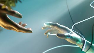 Um die Zusammenarbeit von Mensch und Roboter voll auszukosten, ist die Planung von sicheren und effizienten Anlagen notwendig. Wie man sie realisiert, erlernen die Teilnehmer des Seminars „Mensch-Roboter-Kollaboration von A bis Z“ am Fraunhofer-IWU. (©lassedesignen - stock.adobe.com)