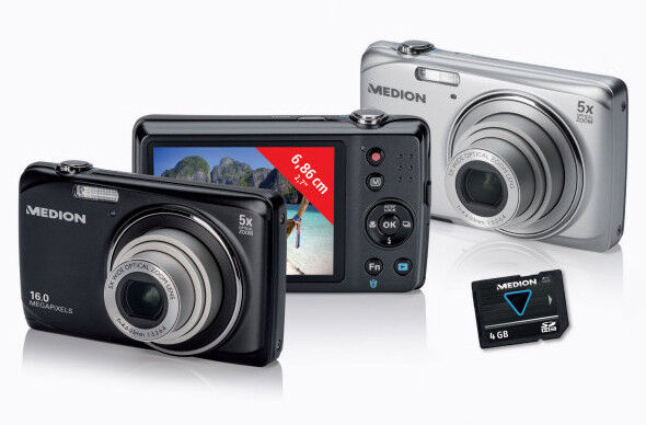 Digital-Kamera Medion Life E44032 gibt es für 69,99 Euro bei Aldi Nord. (Archiv: Vogel Business Media)