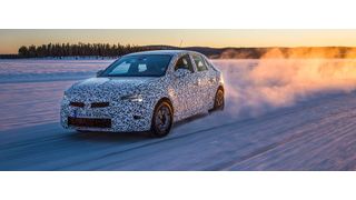 Opel hat die sechste Corsa-Generation im Schwedisch-Lappland ausführlich getestet. (Opel)