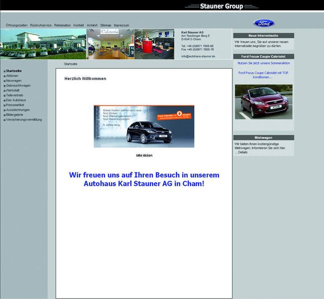 Die Fahrzeuge auf der Stauner-Homepage sind  sehr schnell auffindbar. (Archiv: Vogel Business Media)