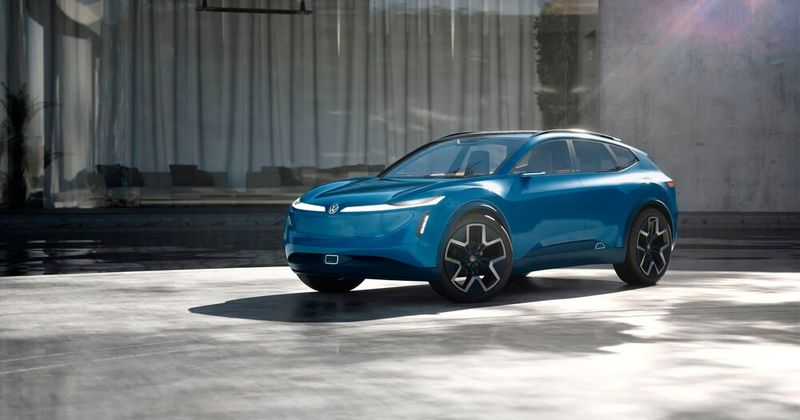 Das Showcar erinnert eher an einen Gran Turismo als an ein SUV der Fünfmeterklasse. (Bild: Volkswagen AG)