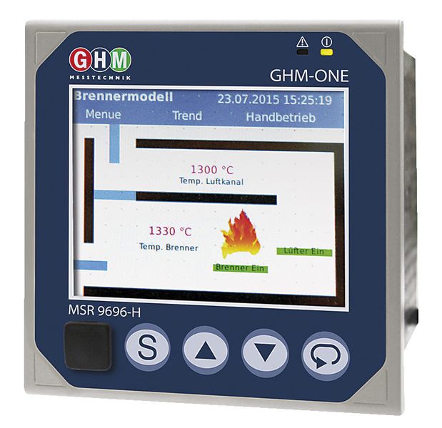 Alle Prozesse im Blick. Änderungen lassen sich über das Touch-Display schnell einarbeiten. (Bild: GHM)