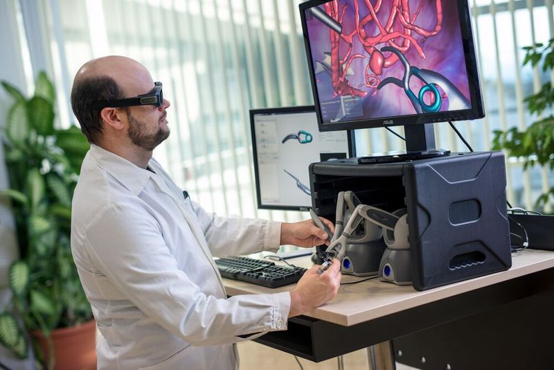 Mit dem Simulator können die tatsächlich im OP verwendeten Instrumenten eingesetzt und so eine bis dato unerreichte Realitätsnähe erzielt werden. (Upper Austrian Research GmbH)