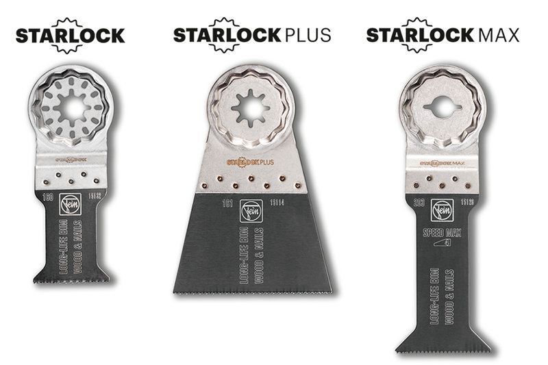 Neues Starlock-Zubehör von Fein in drei Leistungsklassen (Bild: Fein)