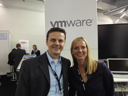 Martin Klauser und Claudia Eigel, VMware (Archiv: Vogel Business Media)