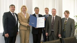 EMS-Zertifikatübergabe an Thyssen-Krupp Steel Europe. (Bild: Thyssen-Krupp)