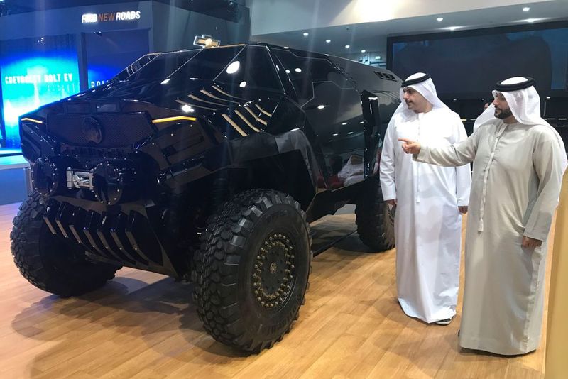 Devel 60 heißt dieser kuriose Wüstenpanzer, der ab Ende 2018 in einer Kleinserie gebaut werden soll. (Bild: SP-X/Michael Specht)