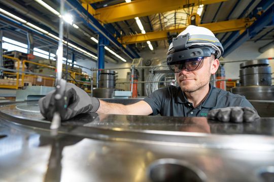 (Auf der Maintenance Dortmund können Interessierte den Virtual Fitter am Messestand ausprobieren. Bild: Schaeffler)