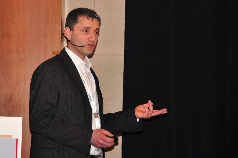 Jean Sagot, Process Control System Manager bei Lubrizol France sprach über die Herausforderungen beim Umgang mit dem IEC61511 Standard  (Bild: M.Henig/PROCESS)