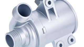 Elektrische Kühlmittelpumpe CWA 400 von Pierburg. (Rheinmetall Automotive )