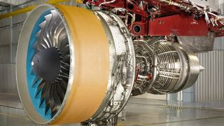 Bei Flugzeugtriebwerken sollen künftig mittels integraler Bauweise Sicherheit, Wirkungsgrad, Gewicht, Verbrauch, Abgas- und Schallemissionen, Herstellungs- und Wartungskosten weiter verbessert werden. Bild: MTU Aero Engines (Archiv: Vogel Business Media)