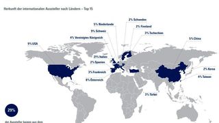 So gliederte sich die Ausstellerstruktur der SPS 2022 in Sachen Internationalität. (Bild: Mesago)