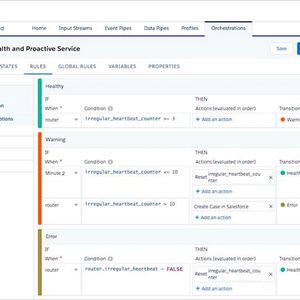 Regeln in Echtzeit bei Salesforce IoT Cloud