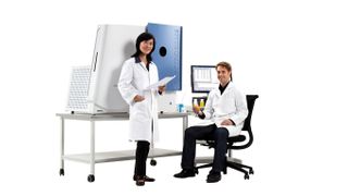 ICP-OES-Spektrometer Spectroblue führt Wärme mit einem Luftstrom ab. (Bild: Spectro)