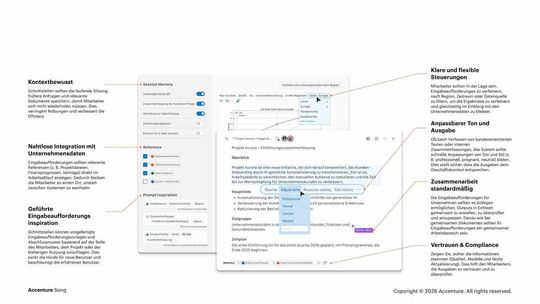 Wie bessere Benutzerflächen aussehen(Bild:  Accenture Song)